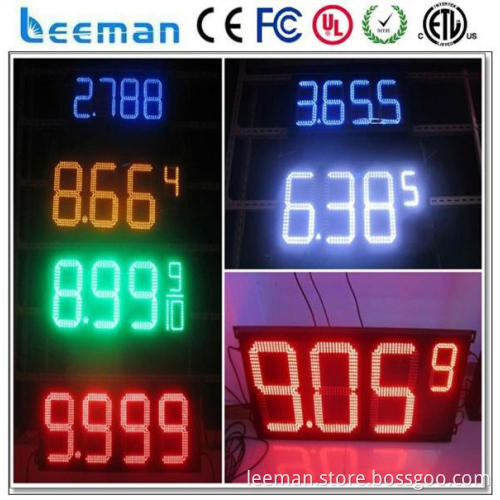10inch outdoor ip65 led time and temperature signs antique outdoor clock led outdoor gas station signs